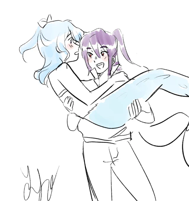 mermaid kanon x fisherman kaoru #kaokanon 