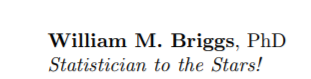 Oh - FFS!I'm looking through the exhibit - this is at the top of this "expert's" CV? Come on, Briggs.