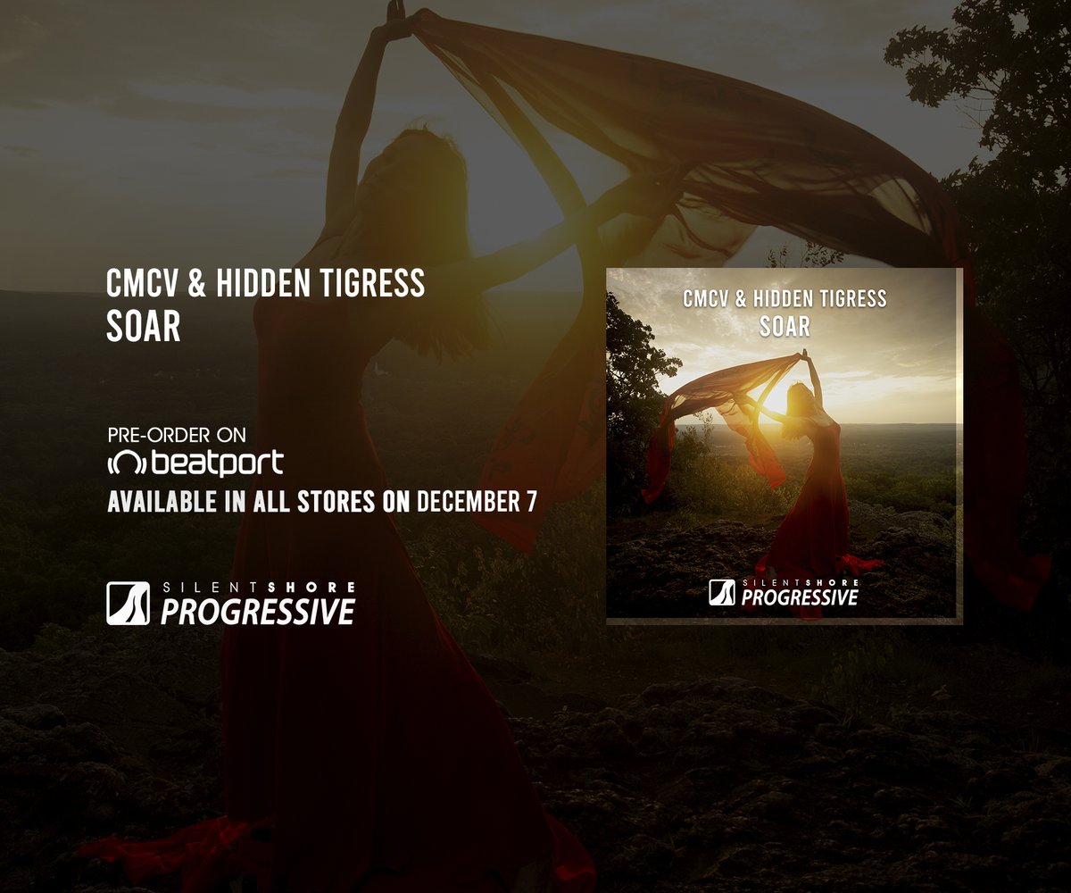 silentshore's tweet image. A truly top notch vocal progressive tune!
@Cmcv__ &amp;amp; @Hidden_Tigress - Soar.
Pre-order: ssp.lnk.to/soar
YT preview: youtu.be/pwqSG7EfA5E
SC preview: bit.ly/3lgbzRb #trancefamily