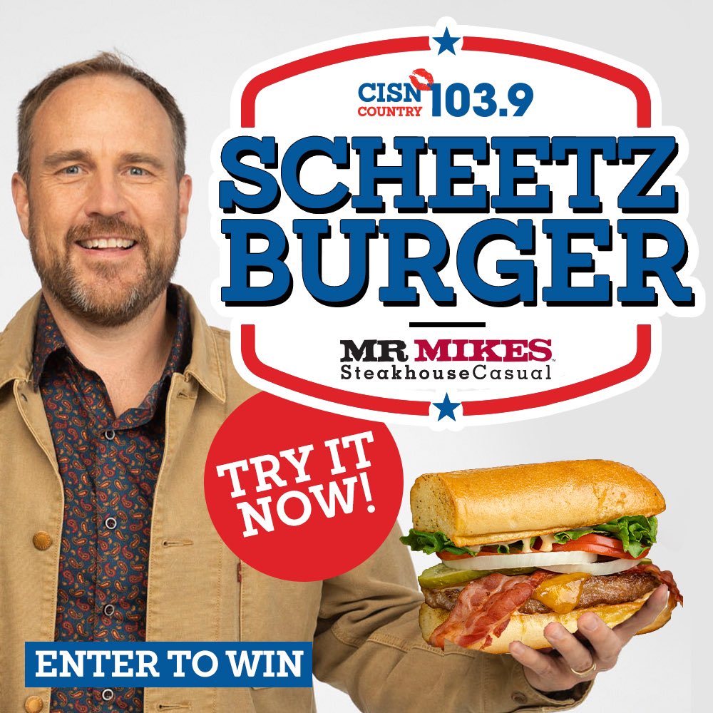 Starting Monday you can get your #scheetzburger at Mr.Mikes Edmonton locations. Proceeds to <a href="/SantasAnonymous/">880 CHED Santas Anonymous</a>. It comes with a garlic bread bun!