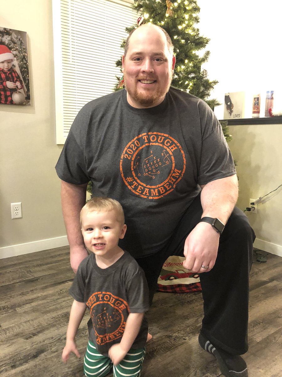 CoachWanzek's tweet photo. Received our #TeamBehm shirts this weekend!! Proud to support our friend Coach Boomer!! https://t.co/1limzqvQaf
