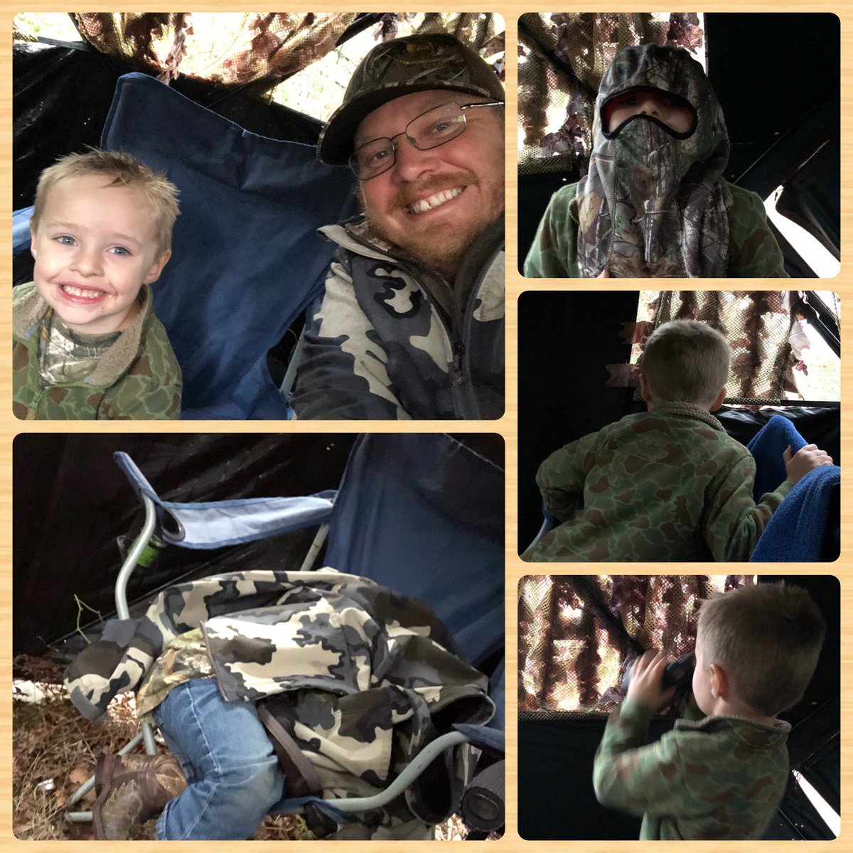 rebecca_resop's tweet image. Carter went on his first hunting trip this weekend. He got home and immediately asked when they’re going again. #heshooked #littlehunter #firsthunt