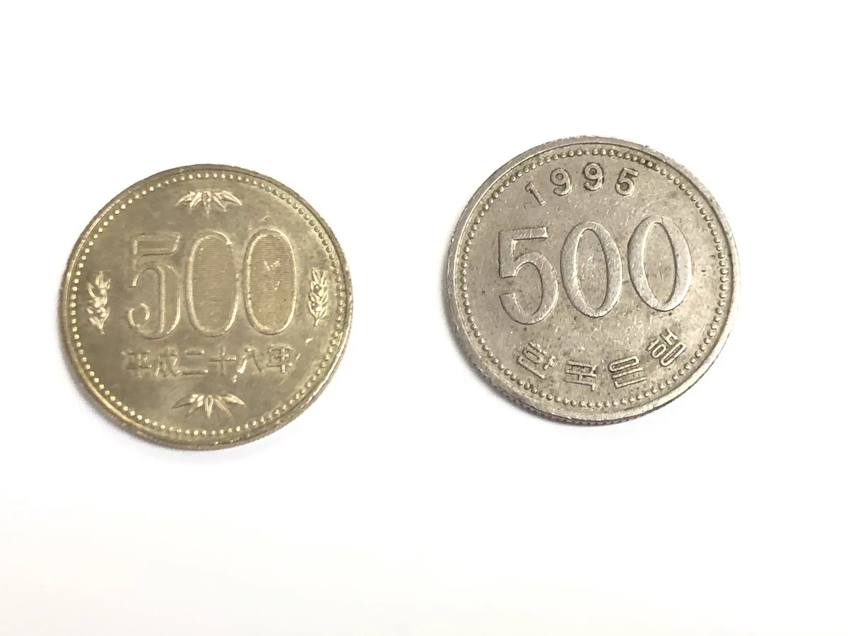 個人商店は注意が必要？500円玉でなく500ウォンで支払う輩がいる！