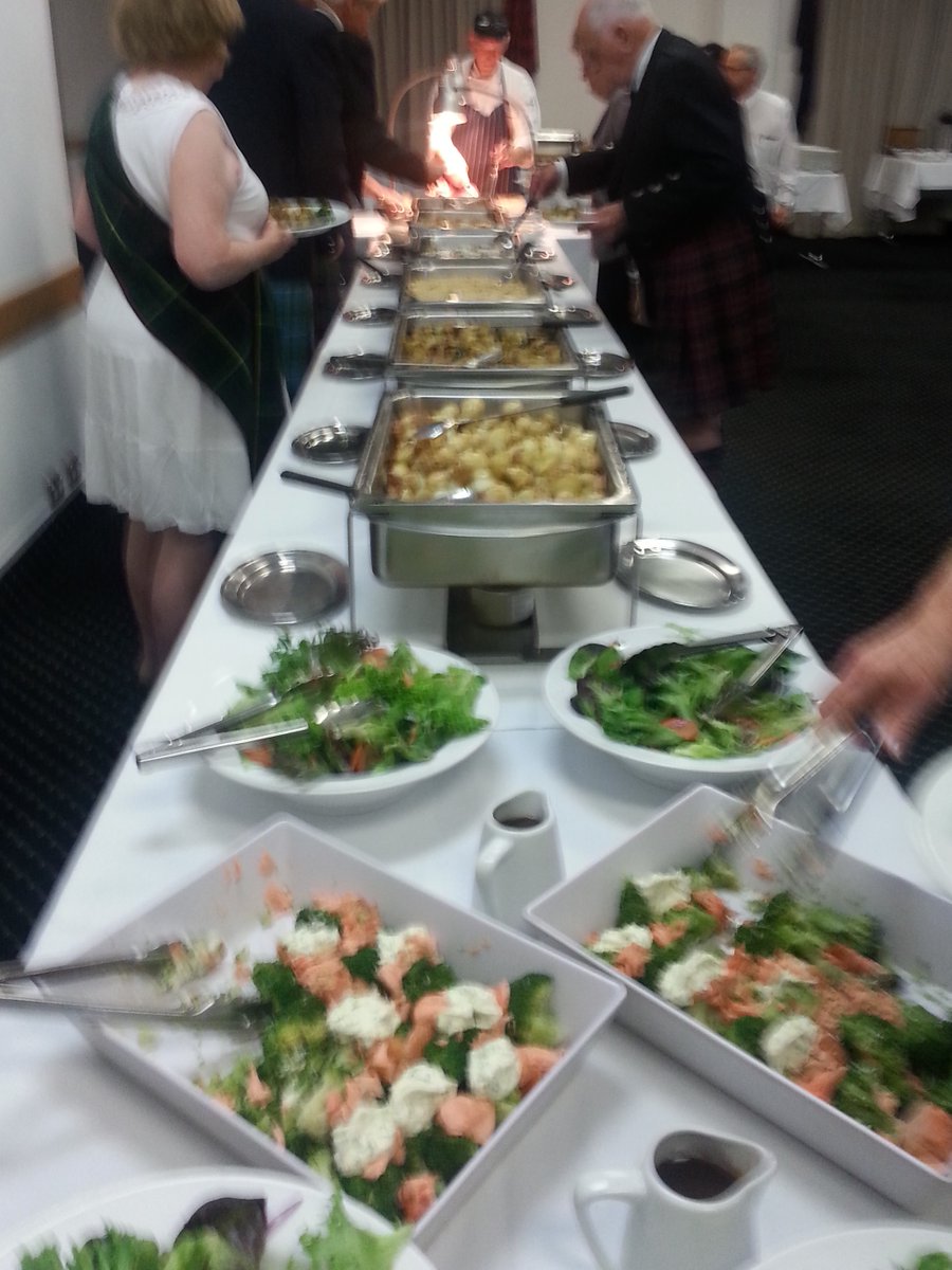 St Andrew's Day today - we celebrated a little early on Saturday at the Auckland Clans Association Dinner - Graham carried a sword when the Haggis was piped in. All the food was delicious, and a very entertaining Address to the Haggis.