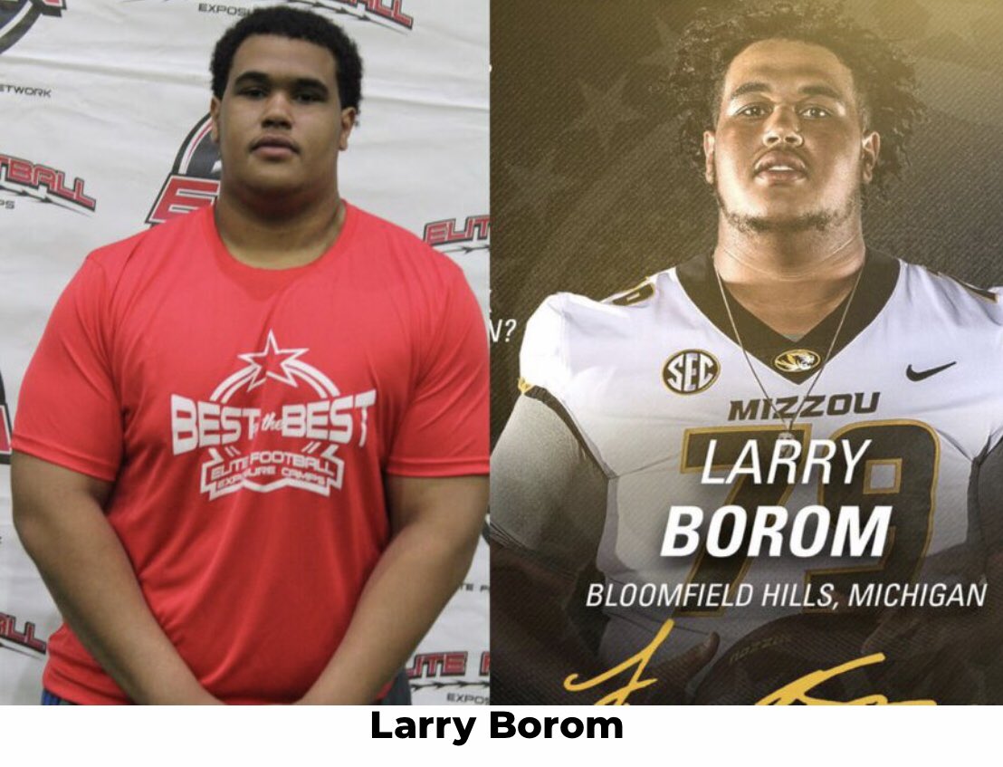 It is amazing no #MAC or #Big10 schools offered Larry Borom out of high school. He was a top performer at our #EliteBigManCamp 2 years in row. He is now one of the best in the SEC!! https://t.co/dOm2lQEP0g https://t.co/L9XwuluxNZ