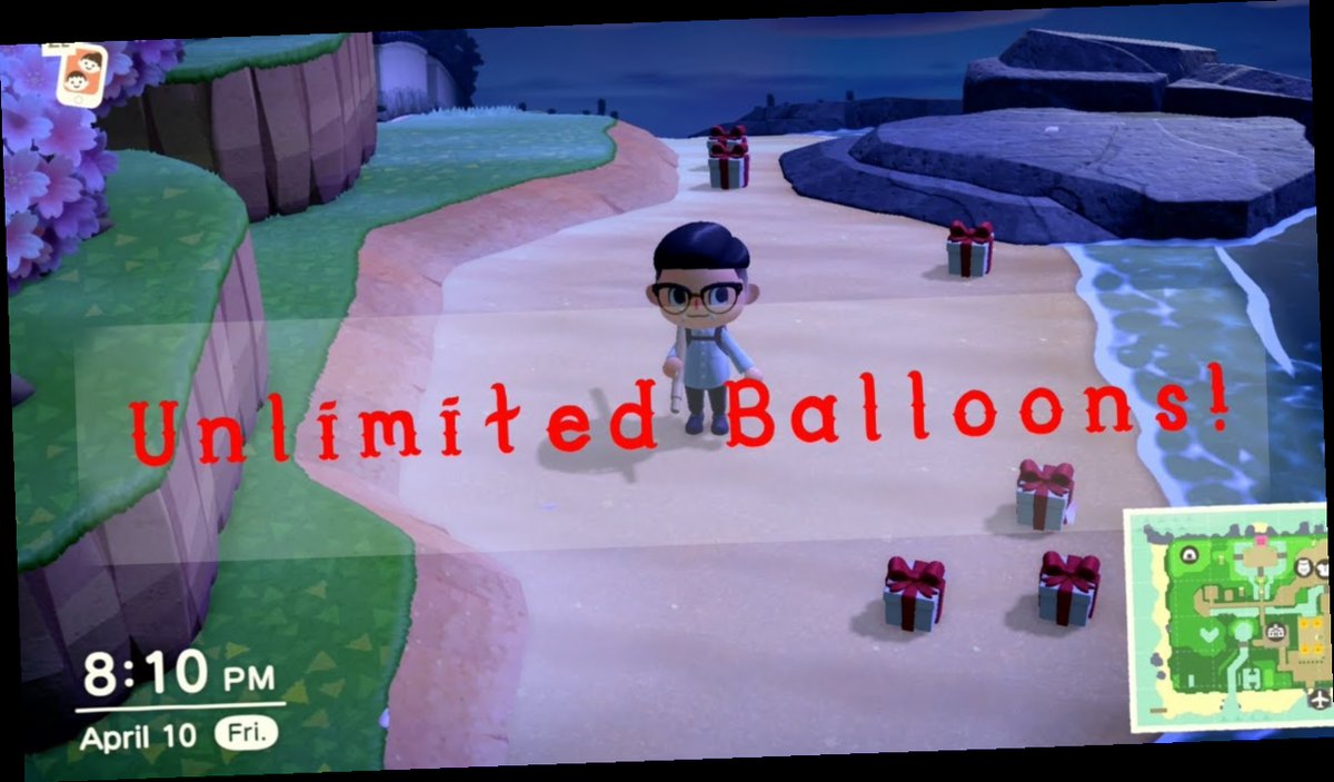animal crossing balloon hack / Twitter