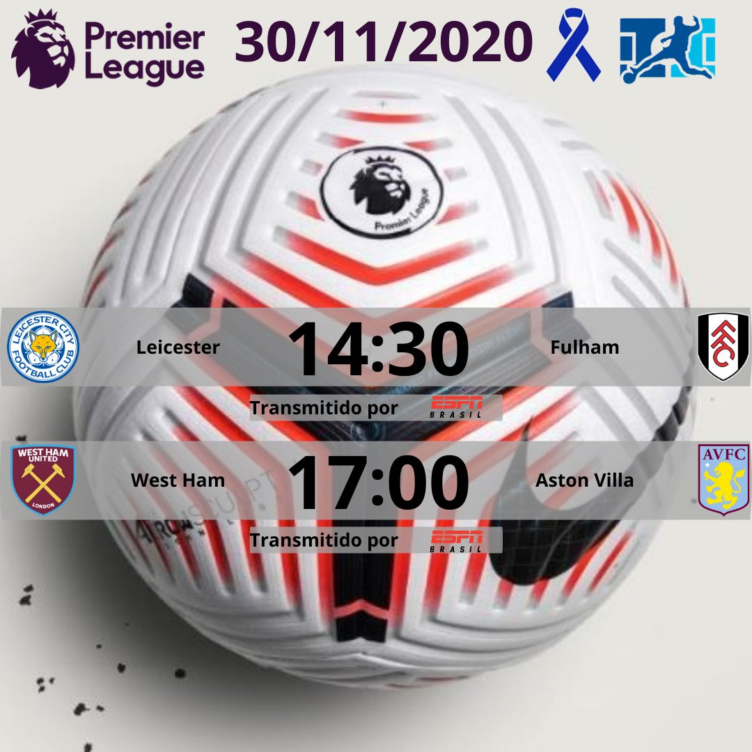 Amanhã, dois jogos fecham a rodada da #PremierLeague! https://t.co/tjkRf7VgsP