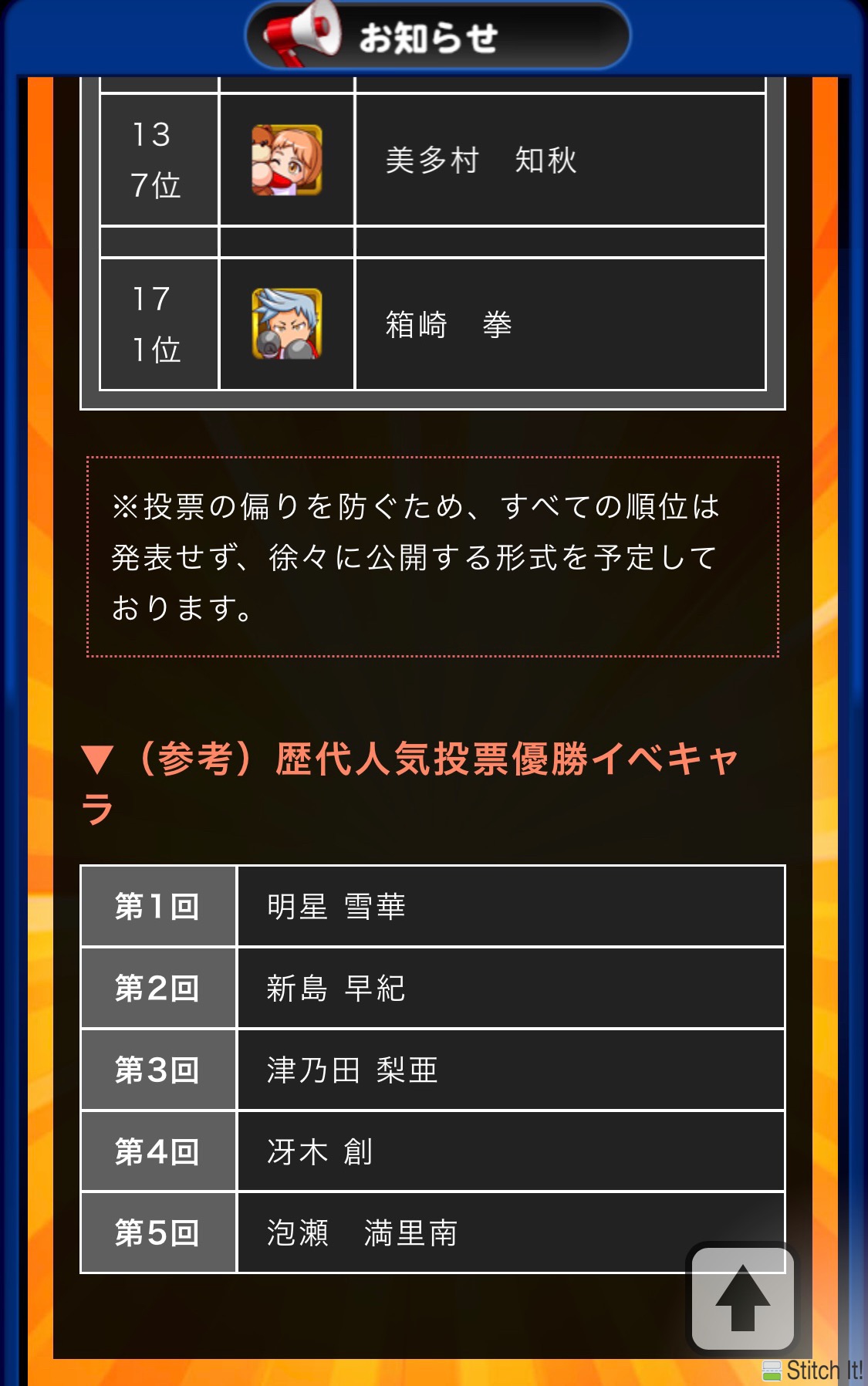 レモネード パワプロアプリ 171キャラ中 美多村知秋は137位とピンチ ま まだアタシも票入れてないからきっと大丈夫 震え声