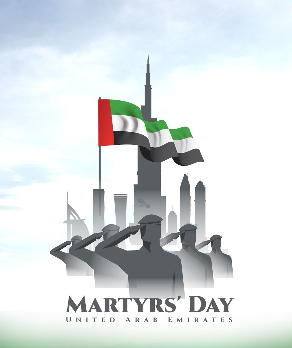Today we salute and honour the heroes who served and sacrificed their lives for this country. #commemorationday #يوم_الشهيد #uaemartyrsday 
#Proud_of_your_sacrifices