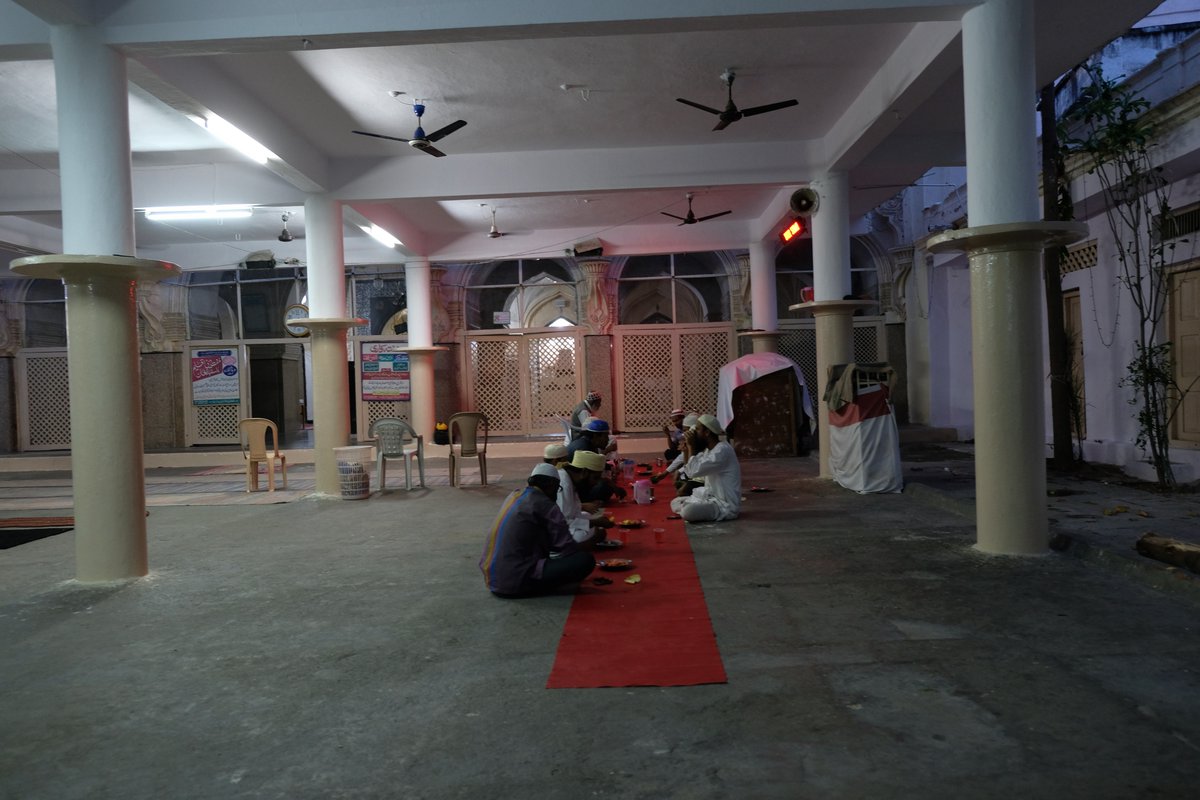 During Ramzan lockdown, I walked into this 430 year old masjid during Iftaar. I was asked to sit and share the food to break the fast. We share.