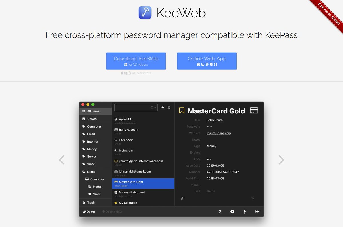 PeterDaveHello's tweet photo. I've just donated to @kee_web #KeeWeb, a #free and #opensource #cross #platform #password #manager 🔑compatible with @KeePass #KeePass
Consider donating too, every little helps! https://t.co/DAOYwqTl4n from @opencollect https://t.co/5wvyUlhdOu