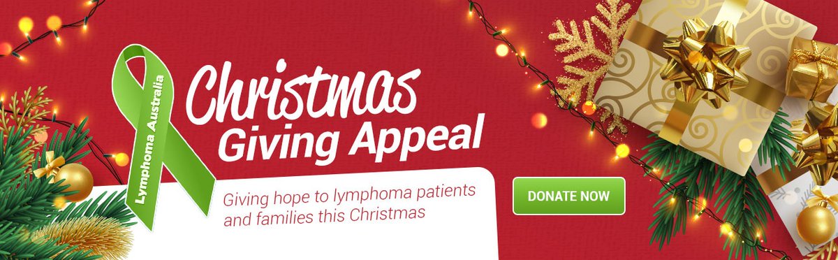 You can help to ensure lymphoma patients and families don't feel alone this Christmas. Donate to the Christmas Giving Appeal 2020 here:  
mycause.com.au/page/241095/ch… 
#lymphomasupport #christmasgiving