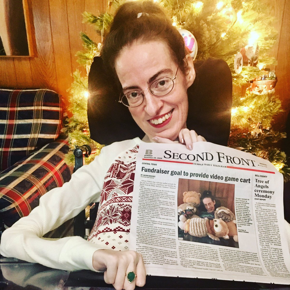 AlliJD3's tweet image. 🚨 Extra! Extra! Read all about our #holiday gift drive in the @tdtnews today! #ChildLife at @bswhealth needs a moveable #game cart and #gaming bundle to take to the #children in their #hospital rooms! #Together we can make it happen! Contact me to help or want more info ❤️🎮💚