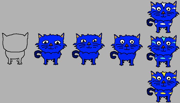 GameCodeCompany's tweet photo. Weekly update:

Showing the process of character design. I like to draw by hand first and then draw more detailed sketches on the computer. Alot of work goes into even the smallest things, eyes, color, hair. Thankfully my graphics artist is good at turning my crap into gold haha. https://t.co/qzieGJOcvF