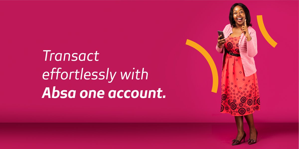 AbsaKenya's tweet photo. The Absa One Account is here for you. Get everything you need with a single account  no maintenance fees and no minimum balances. Simplify your life with the Absa One account.
SMS ‘ONE’ to 22268 to sign up.
#AbsaOne  #StaySafe https://t.co/C3ePh8pvhg