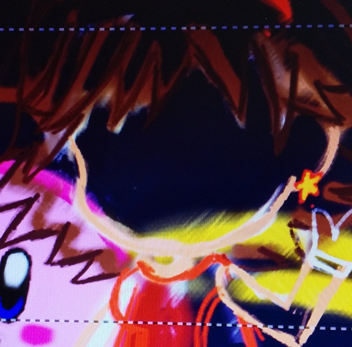 はてなのけいえむ 11月30日はいい未央の日 いい未央の日 現在誕生日イラスト じっくり絵心教室でじっくり制作中