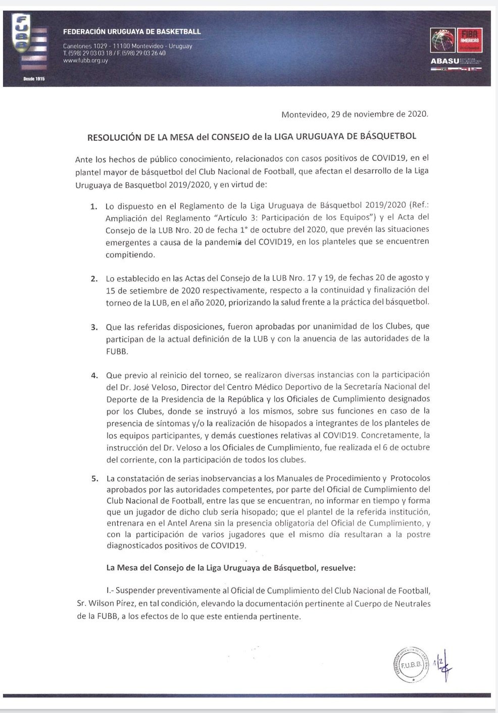 Liga Uruguaya de Básquetbol on Twitter: 