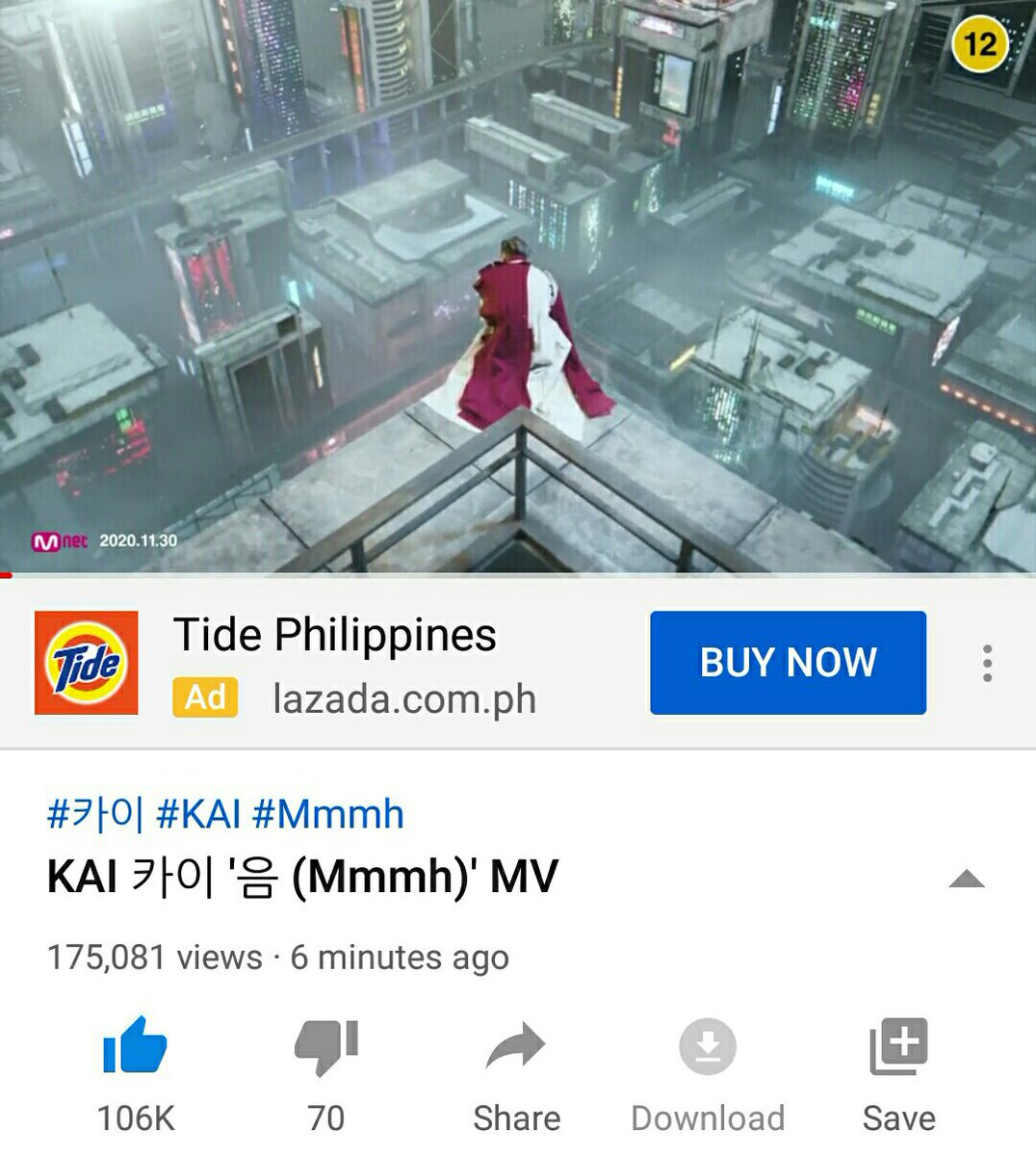 binibiningpilak's tweet photo. 8M VIEWS IN 30 MINS! LEZGOW!

#KaiHotDebutDay 
#KAI #카이
@weareoneEXO https://t.co/B8DvPCN6di