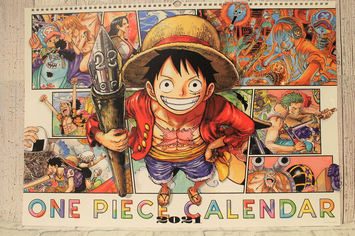 One Piece麦わらストア渋谷本店 予約引取開始 原画商品 コミックカレンダー21 大判 2 750円 税込 予約引き取り開始しております 麦わらストア Onepiece T Co Kml2tfxtj0 Twitter