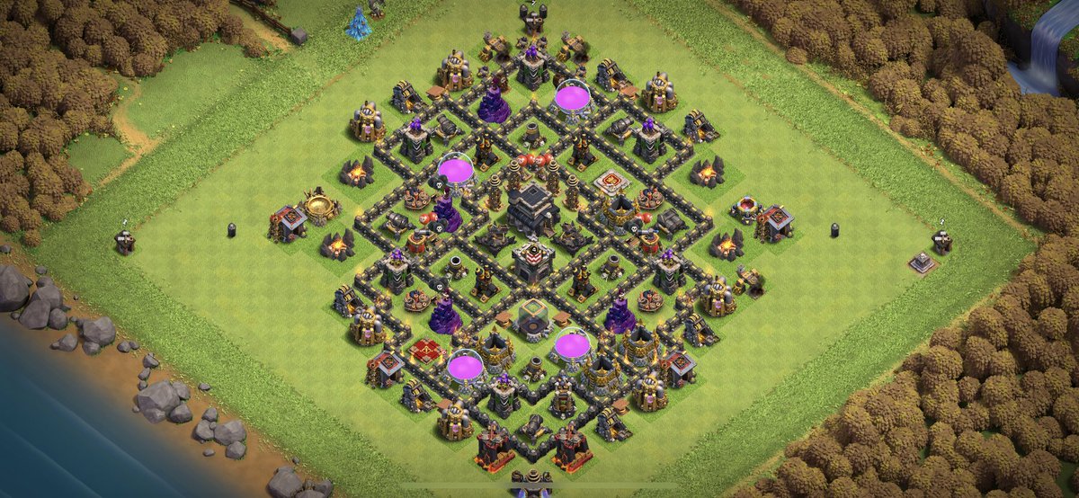ImRocket2's tweet photo. How do y’all rate my clash of clans village 😳 https://t.co/E12z9qq5CR