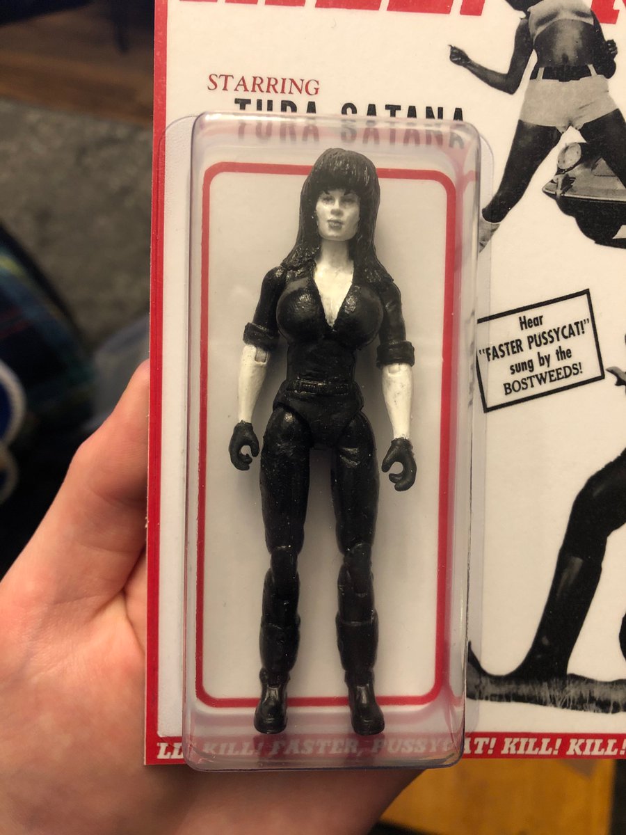 Custom Action Figure! Tura Satana in Faster, Pussycat! Kill! Kill! Big project coming very, very soon! #customactionfigure #customtoy #exploitation #russmeyer