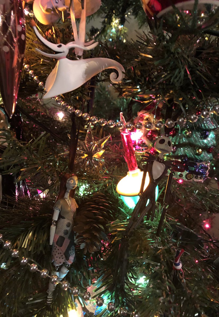 ZERO! I bought myself another ornament today at the Hallmark Store. He looks great on my tree with his pals Jack Skellington and Sally! 🎄#ornamentoftheday #christmasdecor #nightmarebeforechristmas