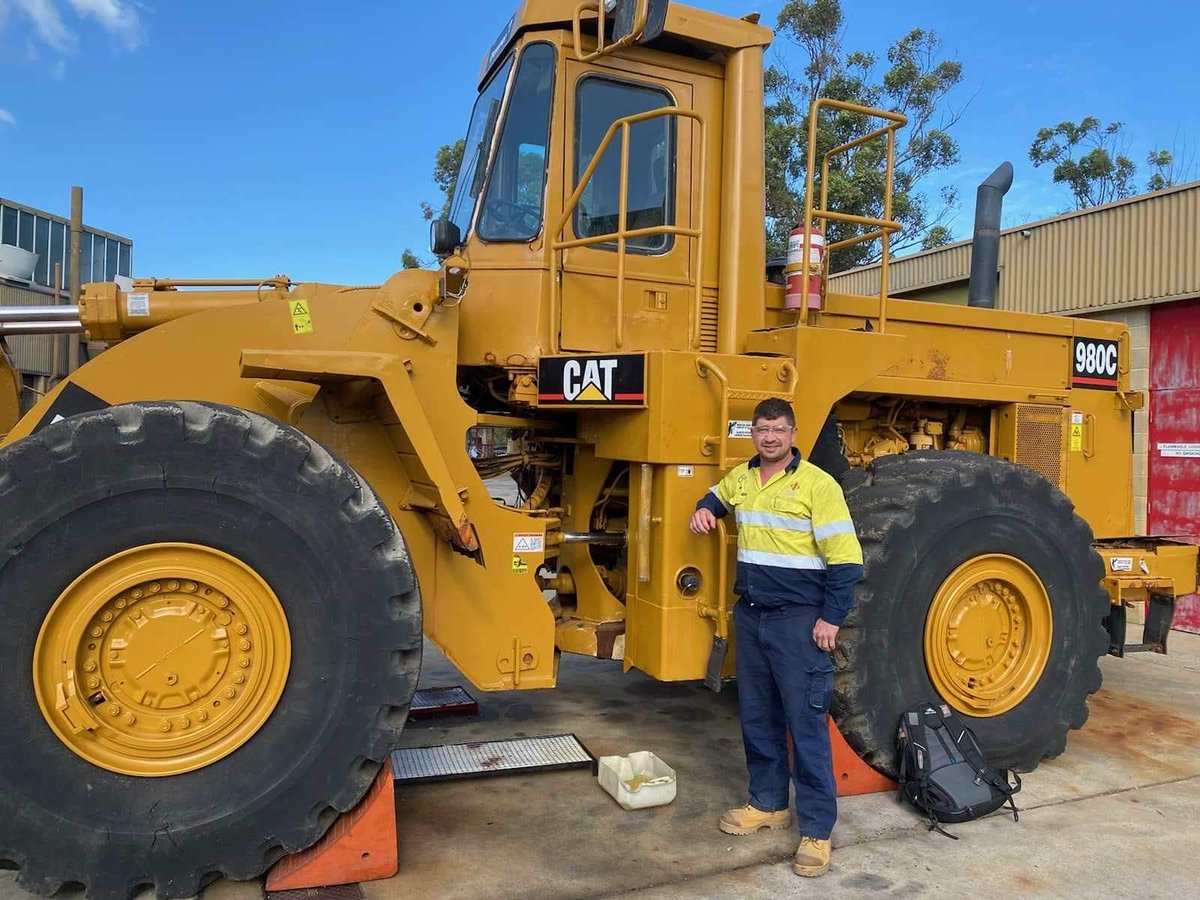 Congratulations to mature-age apprentice Marc Stewart, for completing his Certificate III in Heavy Commercial Vehicle Mechanical Technology.

Marc’s the Leading Hand – Light Equipment at Sino Iron, and already he’s been bringing his learnings back to the department

#careergrowth