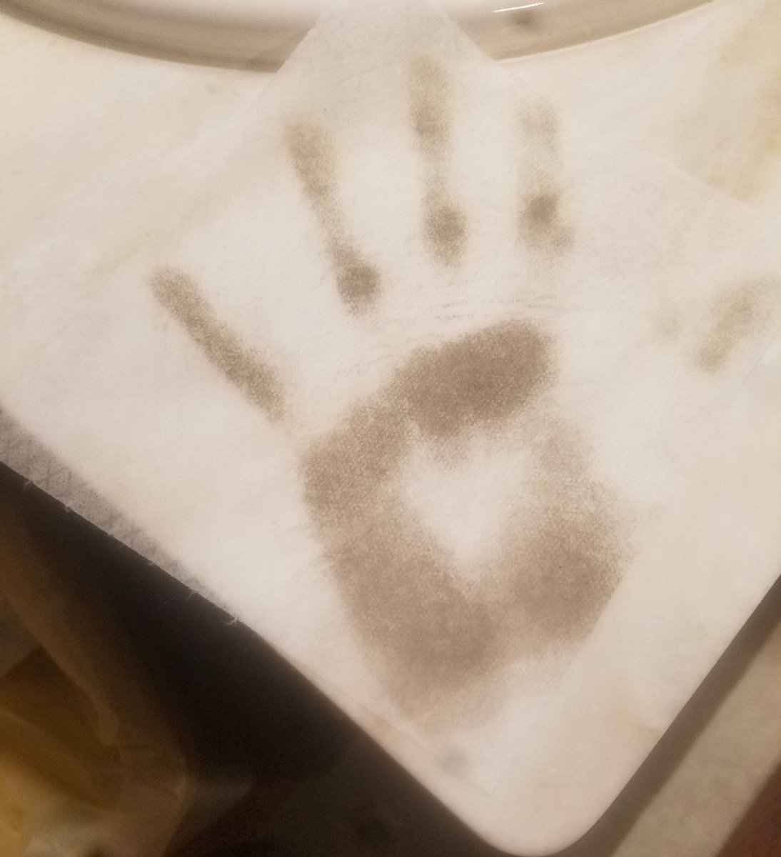 DrSybenga's tweet photo. Filthy hospital = dangerous for #cancer patients. T. Boone Pickens Cancer Hospital @bswhealth #Cancersurvivor #COVID19 #hospitals example of random wipe of floor after cleaning https://t.co/2XKVEtdsRK