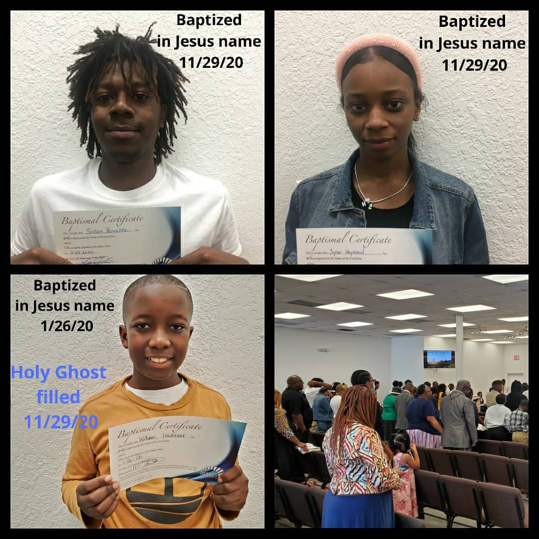 NLTBelleGlade's tweet photo. Rejoining over 2 siblings baptized in Jesus name this morning & one young man filled with the holy ghost. #BeApostolic #Acts238 #TruthChurch #NewLifeBelleGlade #soulwinning #HolyGhostPower #apostolicmovement #baptisminjesusname https://t.co/XOtt3TXnE2
