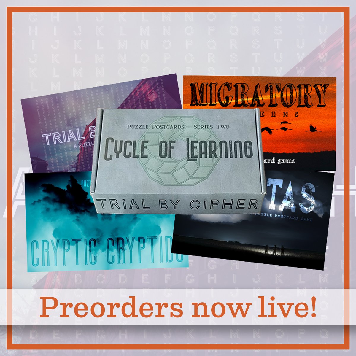 EscapeMerch's tweet image. Series 2 of Puzzle Postcards by @EnigmaEmporium are now up for preorder! Expected fulfillment is mid-December. The first 10 sets come with a free art supplement, so don't miss out!

escapemerch.com/.../board.../t…