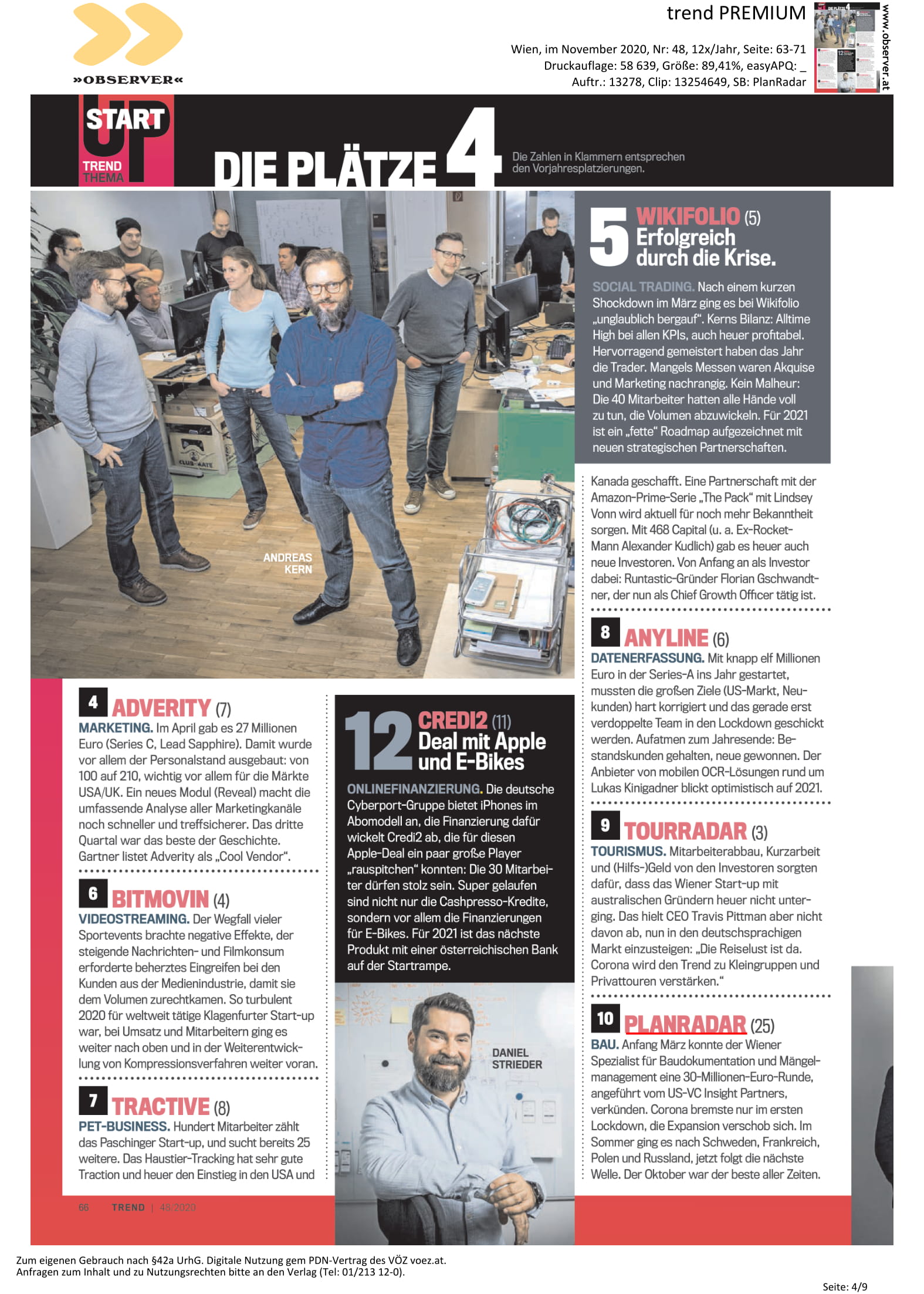 Planradar على تويتر We Are Proud To Announce That 2020 We Re Number 10 Out Of At Trend Wirtschaftsmagazin S Top 100 Austrian Start Ups Rising From 25th Place In 2019 We Would Like To Take