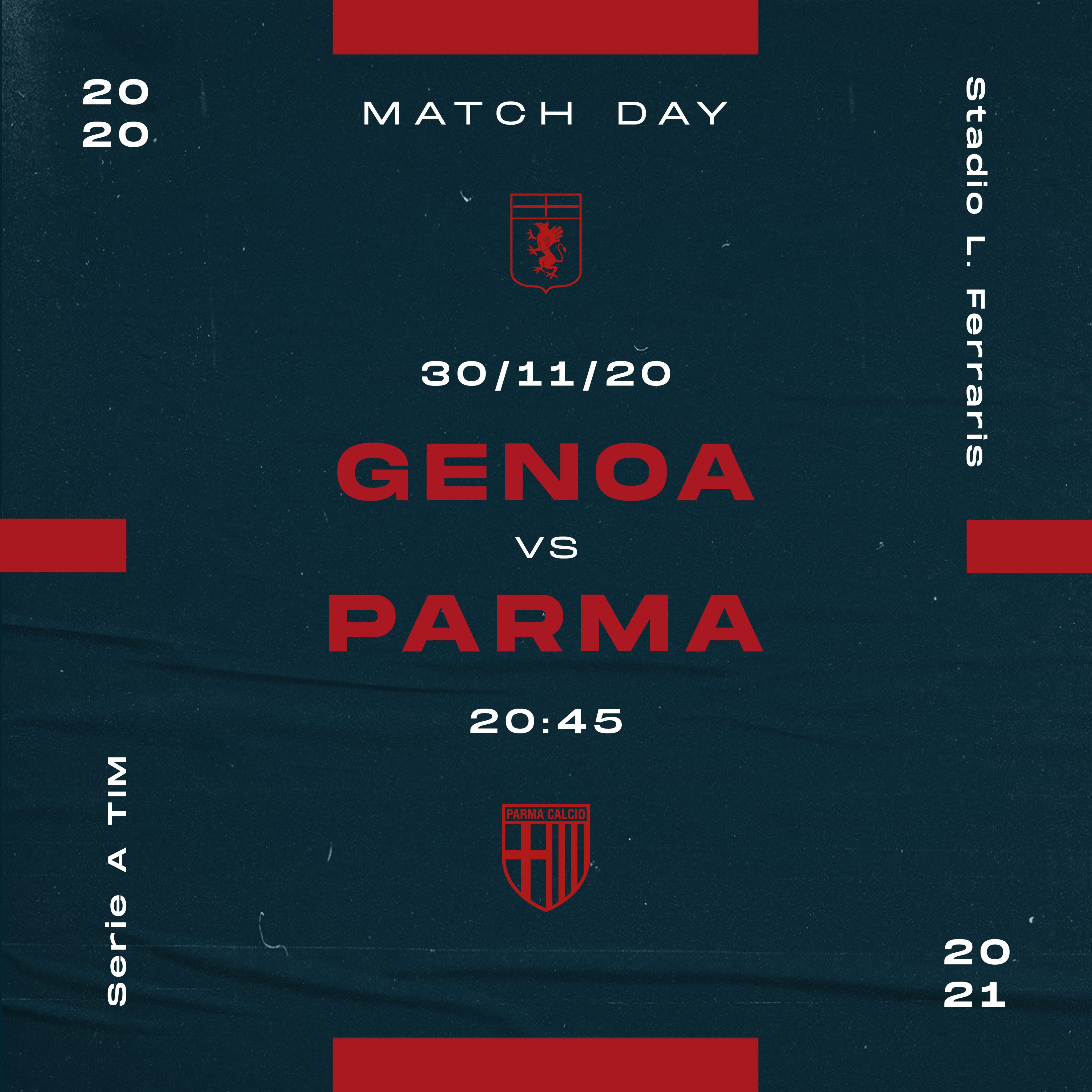 Genoa CFC on Twitter: 🔴🔵 𝐌𝐀𝐓𝐂𝐇𝐃𝐀𝐘