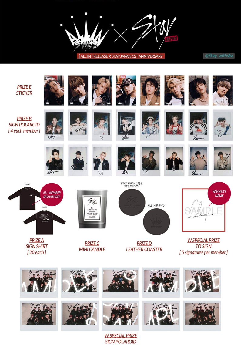 StrayKids Skz-x ペンミ ポラロイド チャンビン StrayKids Skz-x