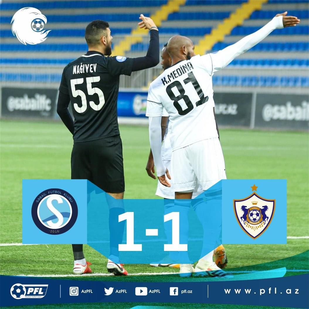 CBC_SPORT_TV's tweet photo. Azərbaycan Premyer Liqasının XI turunda bu gün keçirilən oyunlarda da qalib müəyyənləşmədi. https://t.co/9iiYDzUOah