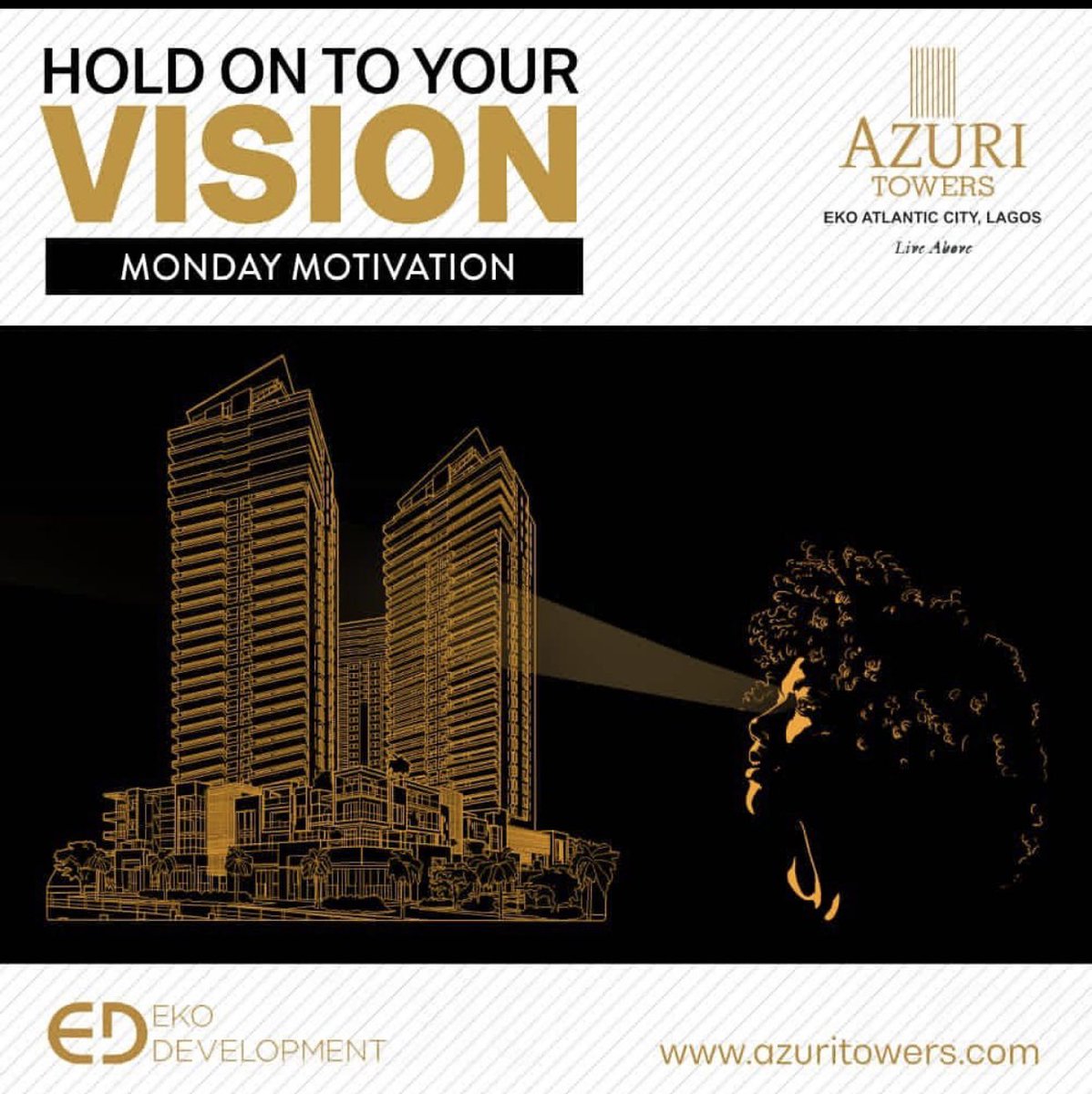 Azuritowers's tweet photo. Move Up @Azuritowers - Visit us @EkoAtlantic https://t.co/0fsFk2lReF