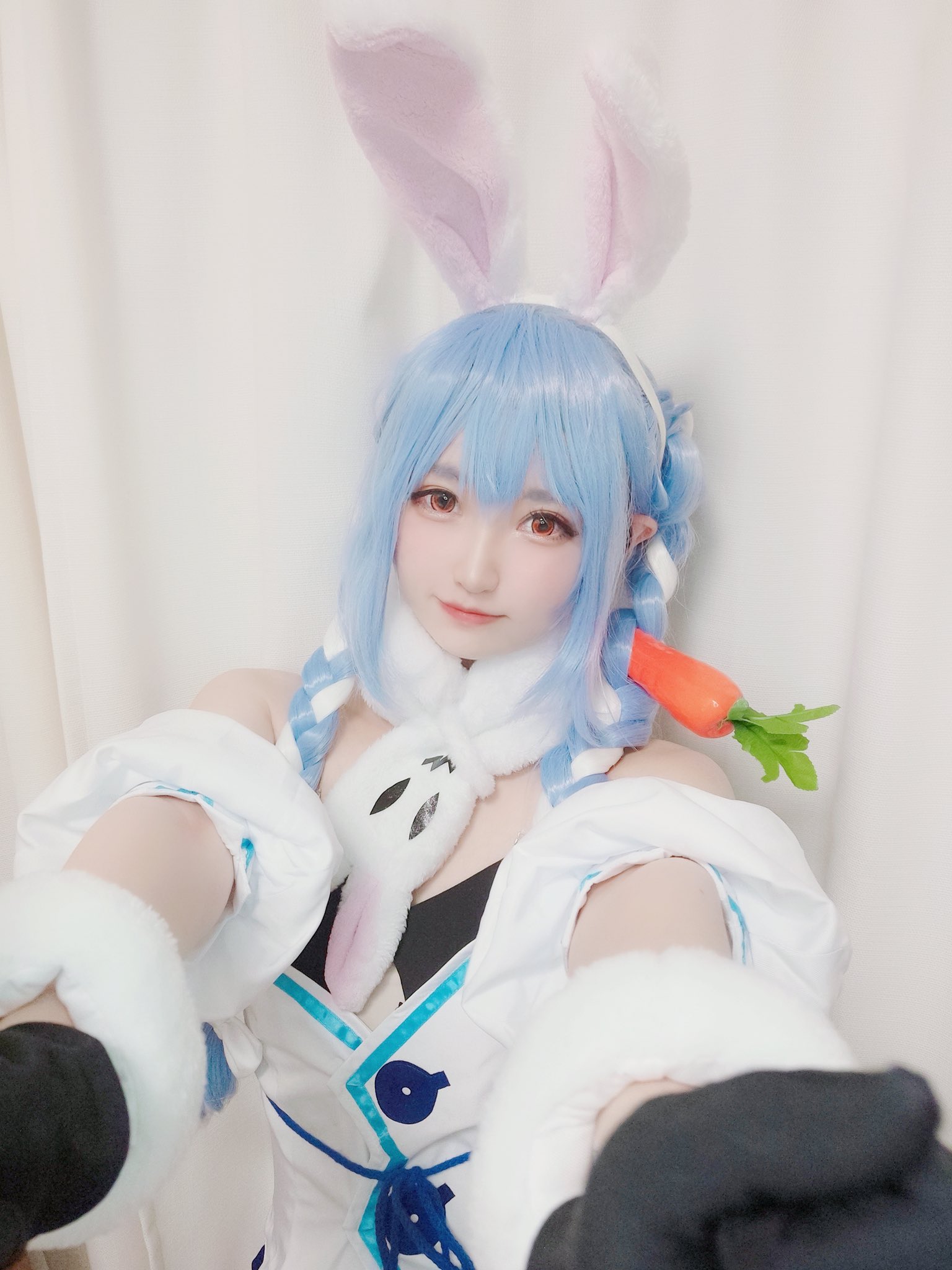 画像,ぺこら～🐰🐰#コスプレ https://t.co/Bj0YWPD1J1。