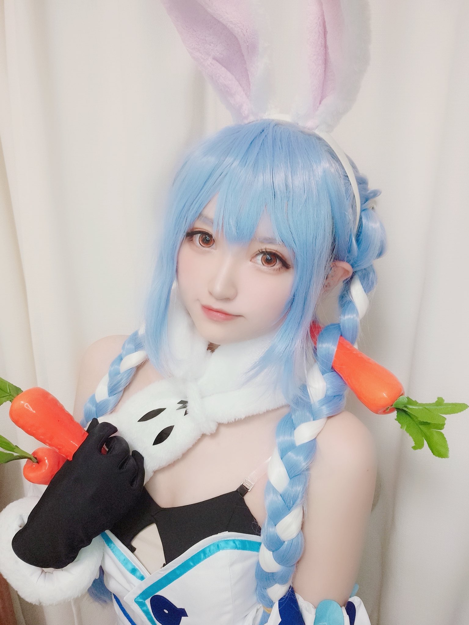 画像,ぺこら～🐰🐰#コスプレ https://t.co/Bj0YWPD1J1。
