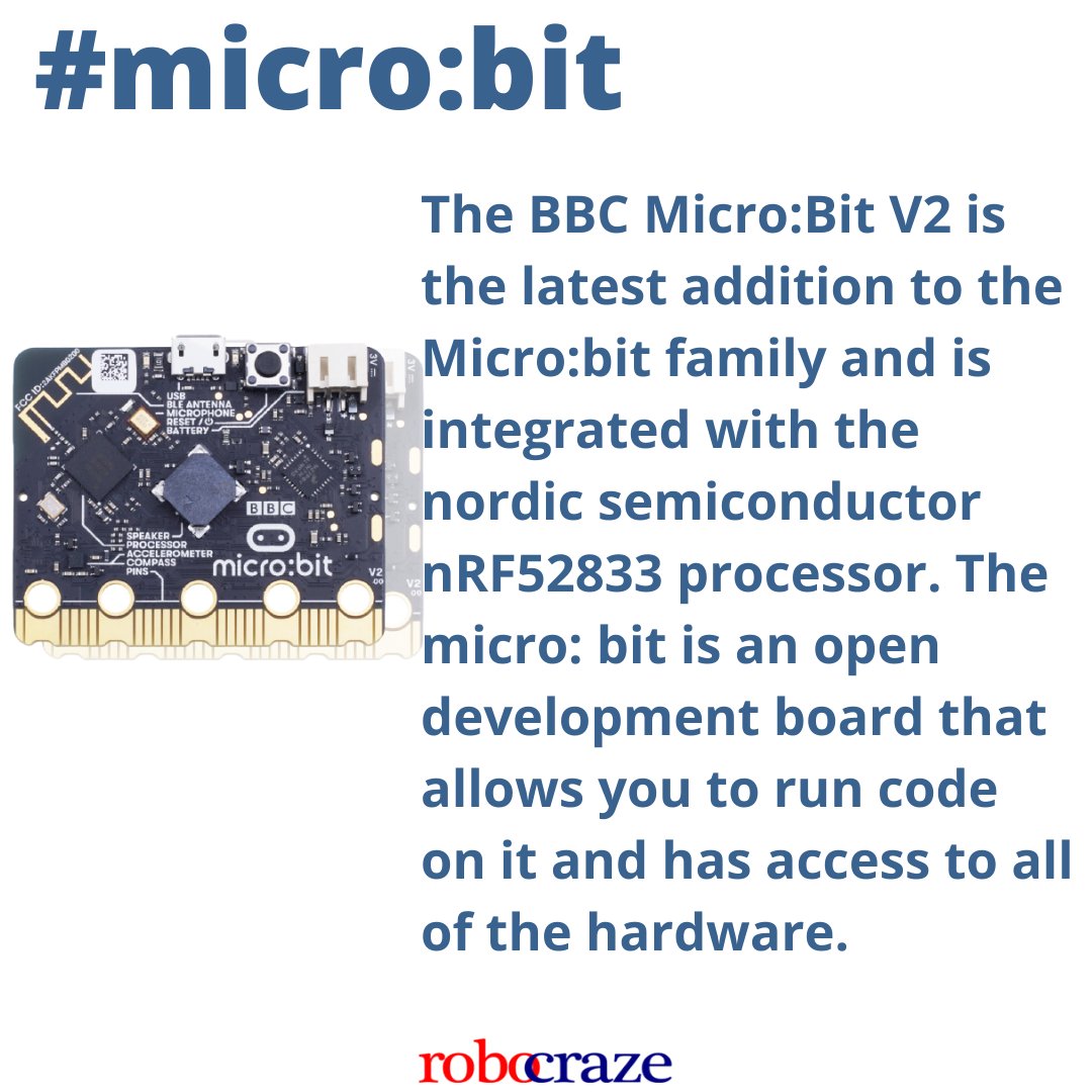 robocraze's tweet image. NEW PRODUCT LAUNCH
.
VISIT OUR WEBSITE FOR MORE DETAILS
robocraze.com/bbc-micro-bit-…
.
.
#robocraze #mondaythoughts #technofanart #Hyderabad #microbit #Engineering #Trending #tech #Iota #IoT #Latestnews