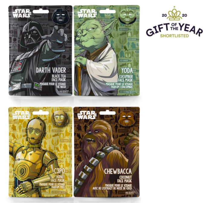Looking for a gift for the Star Wars fan in your life? 
Check out our #StarWars Clip &amp; Clean Hand Gels &amp; Sheet Face Mask
Masks have the characters face printed on the masks, such fun for xmas
bit.ly/2H5HOl9

#secretsanta #stockingfillers #handgel #sanitzergel #madbeauty