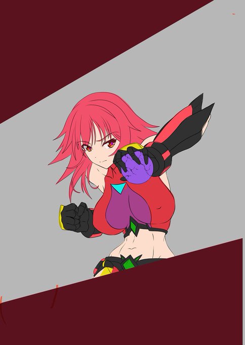 という事で試し描き。

前の液タブよりも画面が大分大きくなった事で
俄然見やすくなったもののまだ慣れない所もありですが。

ラフを用意してたとはいえ時間が掛かっていた
下書きからここまでが割と早く出来たので
思った以上にいい相性な気がします。 