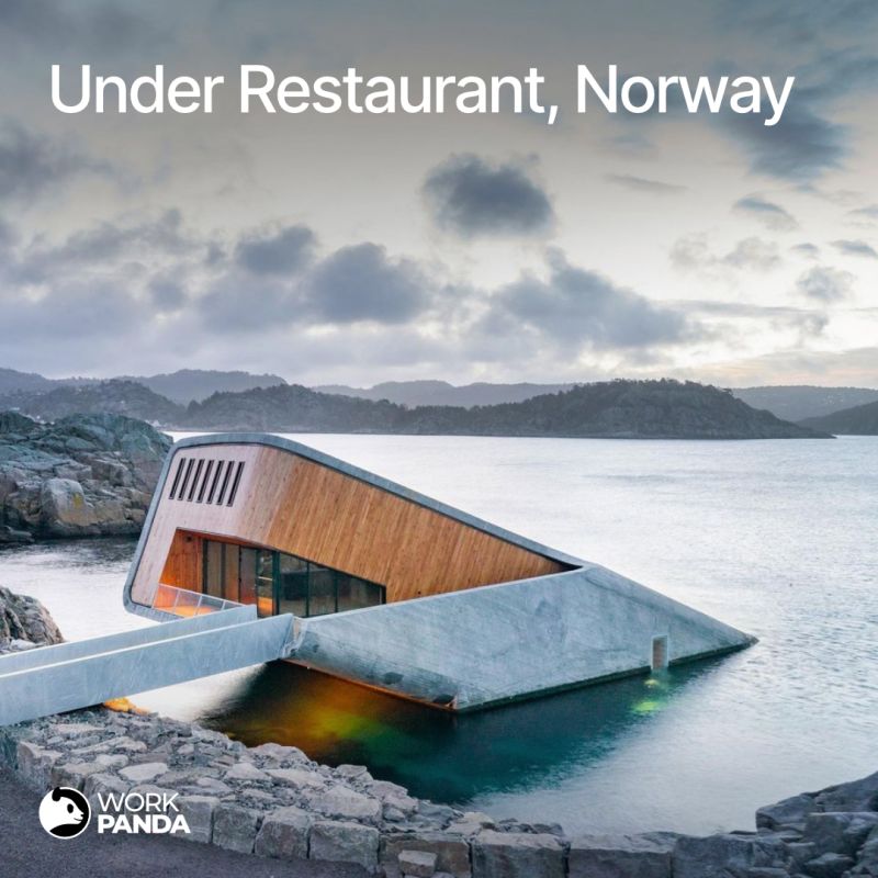 Andy Levy on Twitter: "Bucket The largest underwater restaurant - Under Client - Stig and Gaute Ubostad Architect - Snøhetta Location -Lindesnes, Norway - 495 Timeline 2016-2019 https://t.co/8INHse1W5i" / Twitter