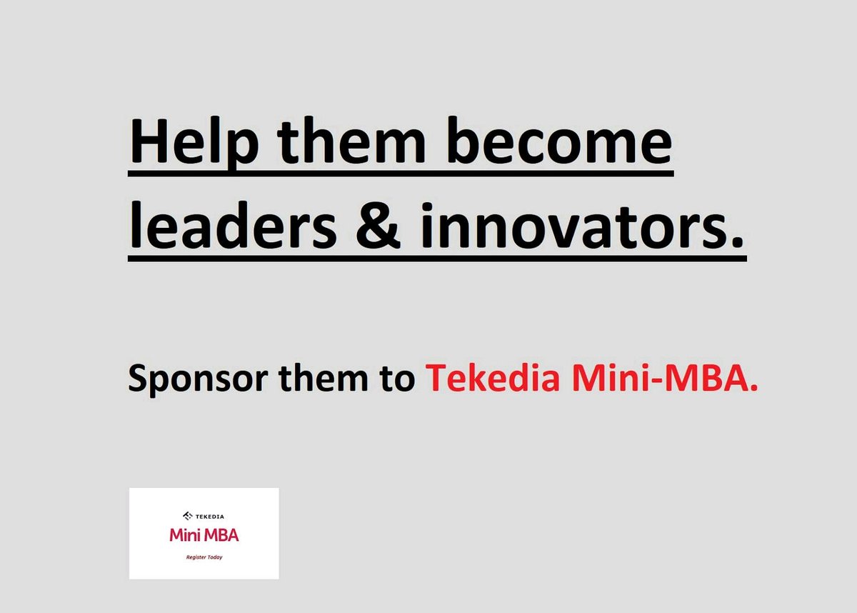 Chefs d'entreprise , chefs d'équipe le programme du Mini MBA est un excellent moyen de faire croître les performances de vos équipes avec l'offre spéciale pour les entreprises. 

Inscrivez vous pour la 4ème édition qui commence en Février 2021.