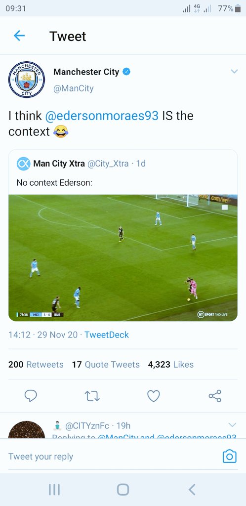 City , we are back with the goals # EPL 💥