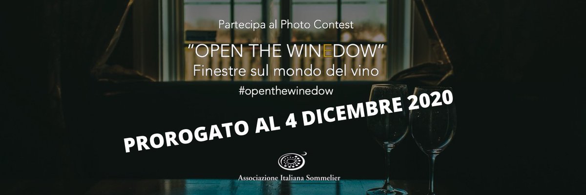 Abbiamo dovuto posticipare di una settimana la presentazione di #vitae2021, ma questo ci permette di ricevere nuove immagini per #openthewinedow fino al 4 dicembre. Sabato 5 dicembre, in diretta sulla pagina Facebook di #aisitalia, i nomi dei vincitori durante la presentazione.