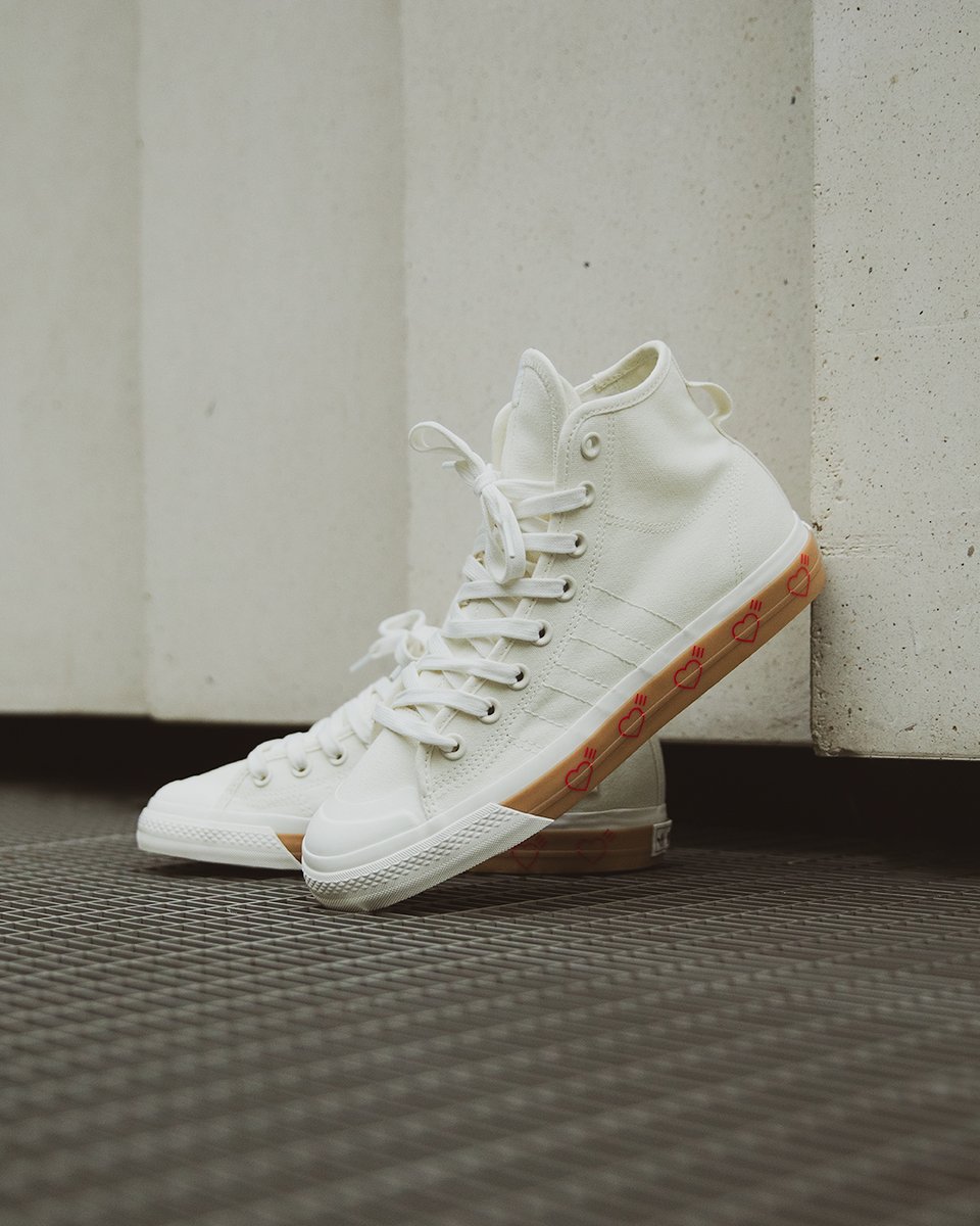 adidas gazelle silver green womens Adidas Nizza Hi x Human Made