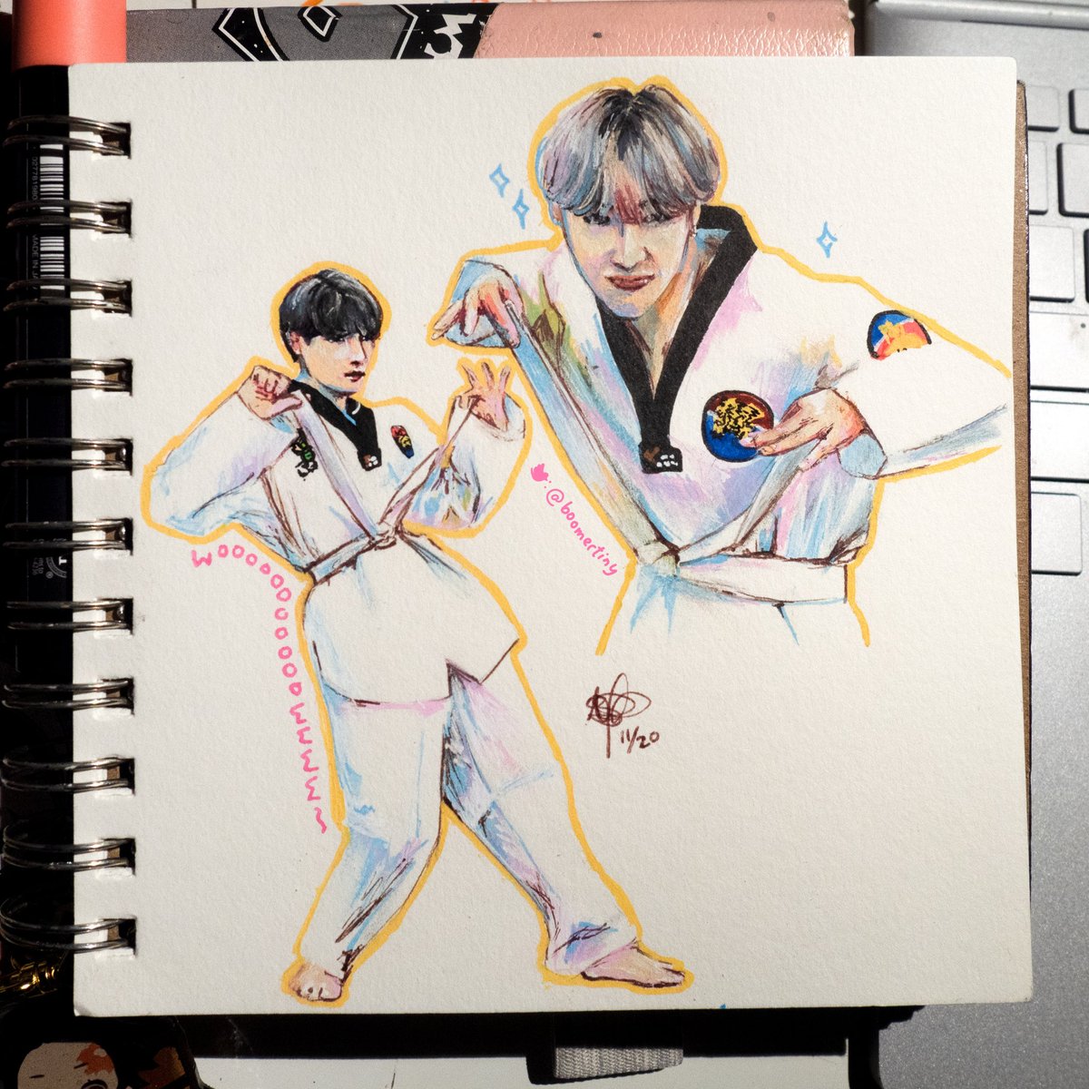 @ChoRatri @lieberosys Hands and feet lack detail? Add another joong or mayhaps a hwa to distract
But tbh having a stylized style is goals abby has troubles with ;; I'd love some adventure time noodles