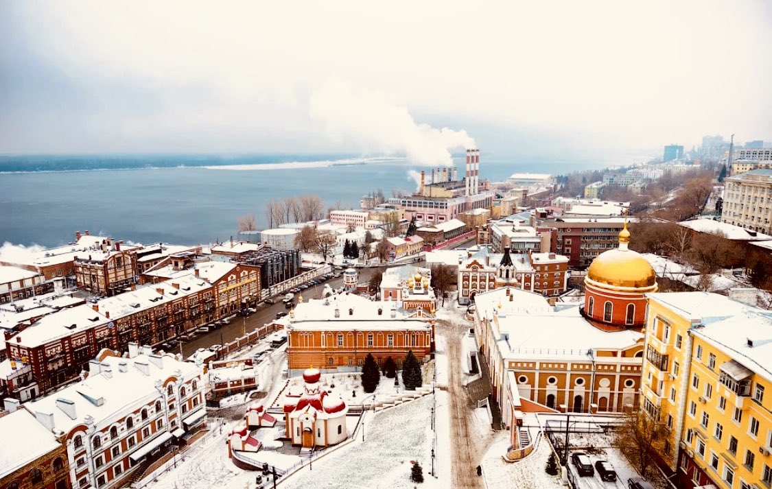 Самара зима фото