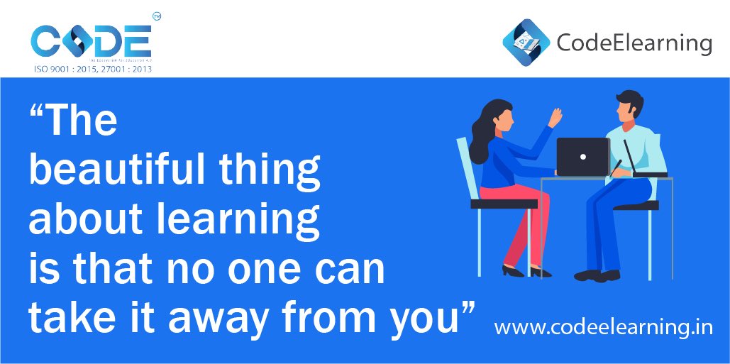 codeelearning's tweet image. We now accept the fact that learning is a lifelong process of keeping abreast of change. And the most pressing task is to teach people how to learn.”
– Peter Drucker
#Code #CodeElearning #Motivation #Future #MondayMotivation