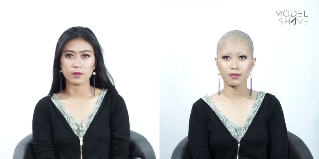 model_shave's tweet photo. Female headshave before and after.
#headshave #baldgirl #womanheadshave #girlheadshave #Kopfrasur #mulherescarecas #afeitada #chicasrapadas #女坊主 #שיערקצר #cranerasé #bouleàzero #おしゃれ坊主 #剃发 #剃光頭 #剃 #髮 https://t.co/WI5G6a3VUn
