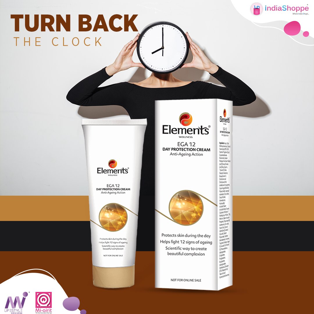 Age is no barrier! Turn the clock back with Elements Ega 12 Day Protection Cream.